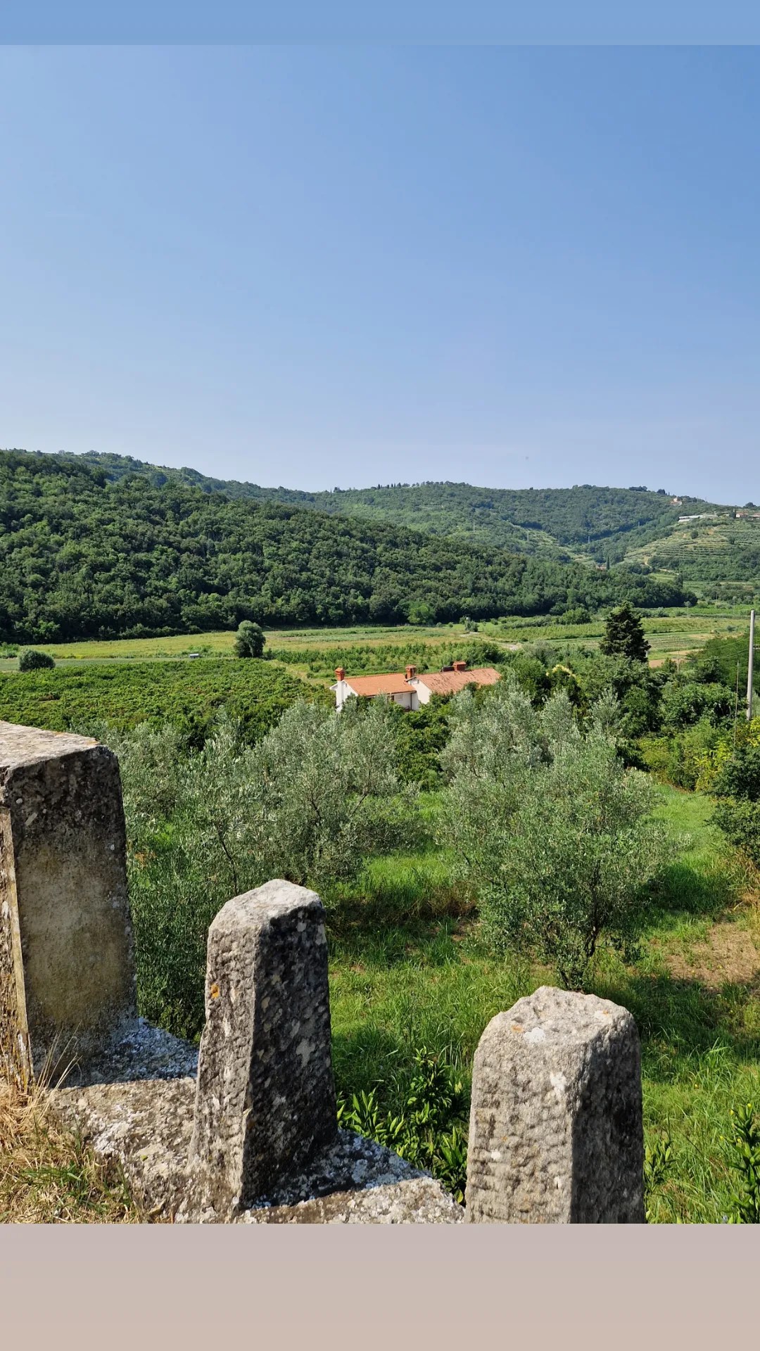 Schöner Ausblick bei der Rückfahrt
